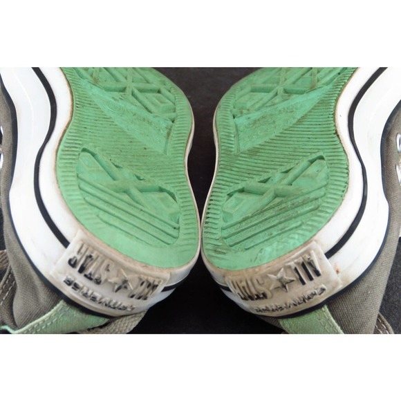 Converse All Star Size 7 M Gray Lace Up Low Top Fabric Women Shoe - Picture 6 of 7